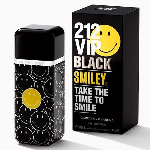 خرید و قیمت عطر ادکلن کارولینا هررا 212 وی آی پی بلک اسمایلی مردانه | CAROLINA HERRERA 212 VIP BLACK SMILEY EDP | فروشگاه اینترنتی عطر و ادکلن فرانس شاپ | گالری عطر فرانس پاریس با ارسال فوری و ضمانت